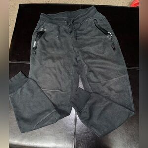 Men’s spyder comfortable black sweats sweatpants joggers with pockets medium